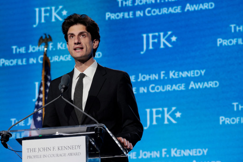 Source-feed image associated with Kennedy scion Jack Schlossberg loses crowded New York City congressional primary