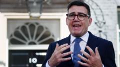Source-feed image associated with Burnham to set out cost of living support as his Cabinet meets for first time