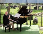 Image from linked report: Rick Wakeman performs piano concert to 150 rescued moon bears in Vietnam