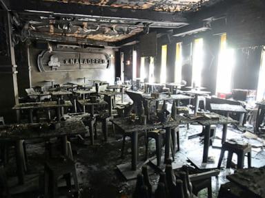 Source-feed image associated with Fire at a music bar in Bangkok kills at least 27 people
