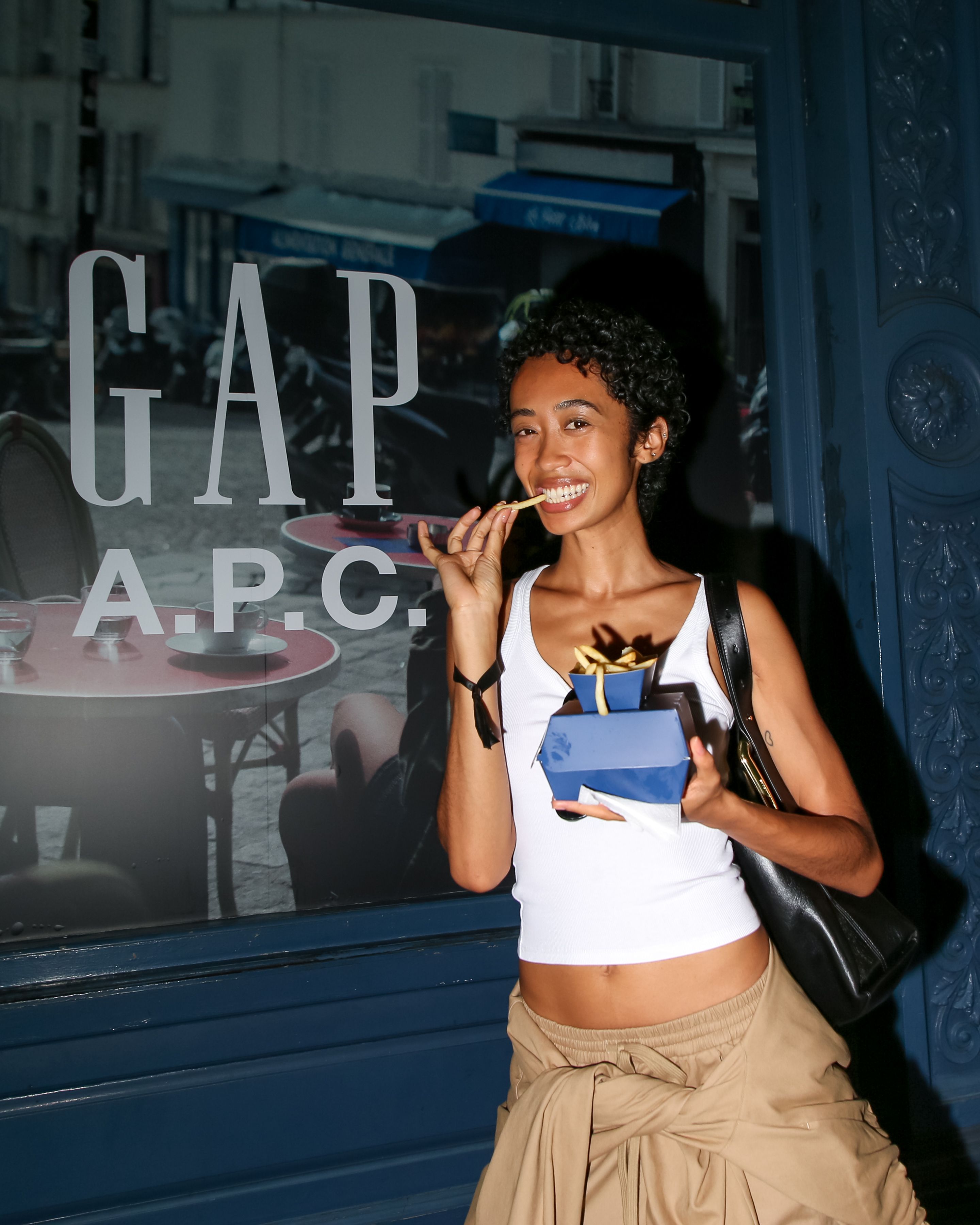 Image from linked report: Salut! Gap and A.P.C. Toasted to Their Collaboration in SoHo