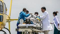 Source-feed image associated with Missing Sherpa guide found on Mount Everest after 'miracle' self-rescue