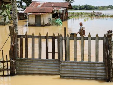 Source-feed image associated with At least 50 people killed and 700,000 displaced by India floods after monsoon rains