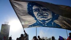 Source-feed image associated with Chile captures fugitive convicted of singer Victor Jara's murder under Pinochet
