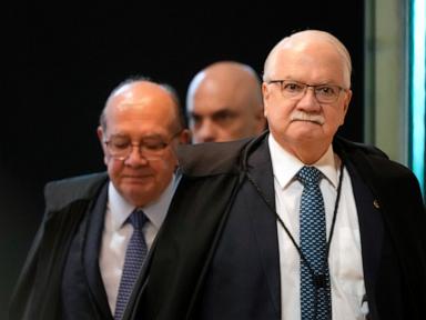 Source-feed image associated with Brazilian Supreme Court justices at odds as election and probe into failed bank loom