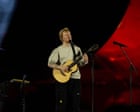 Source-feed image associated with Ed Sheeran responds to backlash over removing Macklemore from tour after ‘Free Palestine’ comments