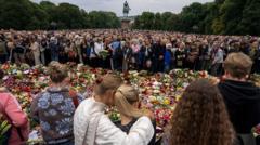 Source-feed image associated with Norway mourns King Harald as Haakon VIII ascends throne