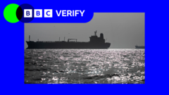 Source-feed image associated with Iran sends tankers loaded with oil past US naval blockade