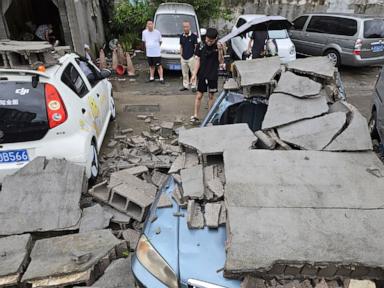 Source-feed image associated with Tropical storm causes some flooding in eastern China
