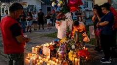 Source-feed image associated with Watch: Large protest in Houston after man fatally shot by ICE