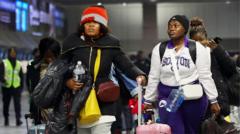 Source-feed image associated with First Ghanaians set to be repatriated from South Africa over anti-immigrant protests
