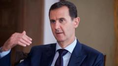 Source-feed image associated with Ousted Syrian dictator Bashar al-Assad sentenced to death in absentia