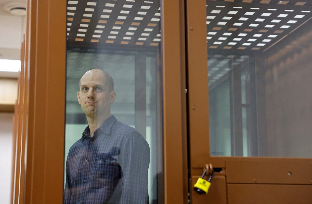 Image from linked report: Evan Gershkovich reflects on arrest in Russia and reclaiming his life after release