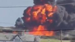 Image from linked report: Crashed RAF jet steered to 'avoid built-up areas' before pilots ejected, commander says