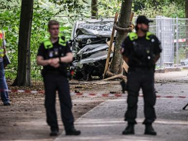 Source-feed image associated with Suspect in deadly Berlin LGBTQ+ parade vehicle crash killed, police say
