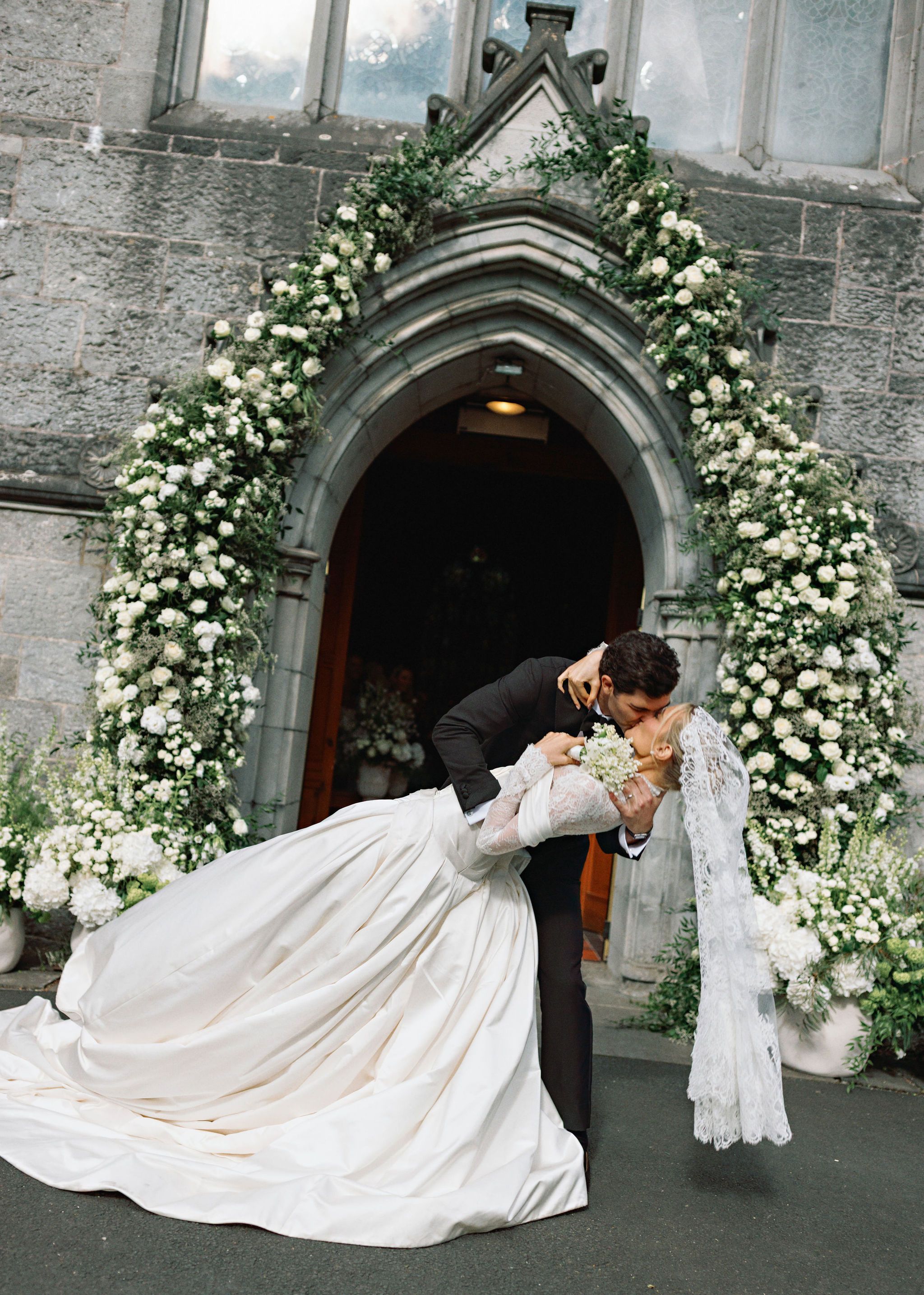 Image from linked report: This Wedding Weekend at an Irish Manor Featured Bespoke Looks, Plenty of Vintage, and a Pajama Party