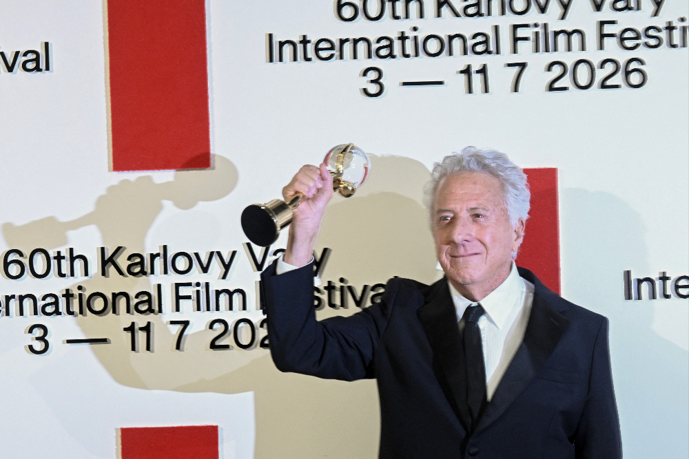 Source-feed image associated with Dustin Hoffman Emotionally Accepts Karlovy Vary Award, Says Filmmaking Makes Him ‘Feel Alive’: ‘Grateful to Have Had the Opportunity to Do What I Love’