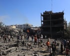 Source-feed image associated with ‘Run! Get away!’: witnesses recount Israeli ‘double tap’ strike that killed child and medic in Gaza