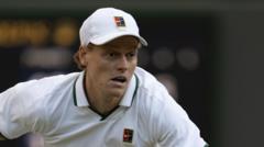 Source-feed image associated with World number one Sinner and Britain's Jack Draper withdraw from US Open