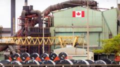 Source-feed image associated with Canada announces 'dollar-for-dollar' retaliatory tariffs on US as high as 50%