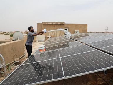 Source-feed image associated with Sudan’s war-driven blackouts push residents toward solar power but high costs shut many out