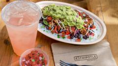 Source-feed image associated with US burrito giant Chipotle opening first outlet in Mexico