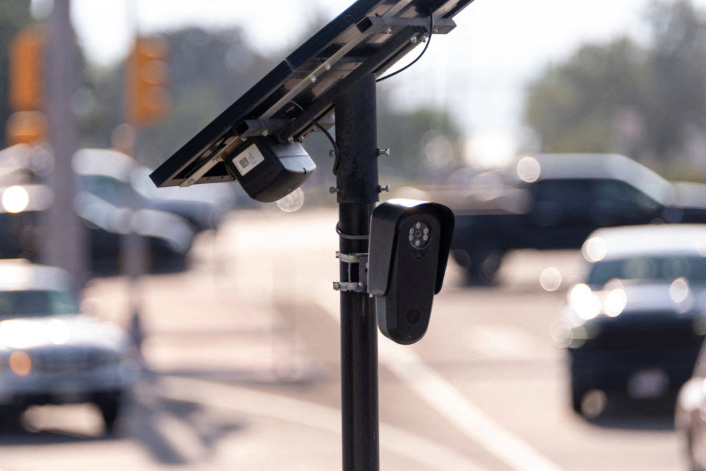 Source-feed image associated with Flock cameras become midterm campaign target as voters balk at tech companies' power