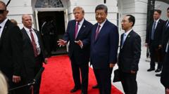 Image from linked report: Xi visit to Washington all pomp but little progress so far