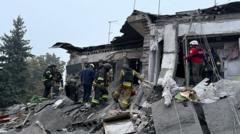 Image from linked report: Russian glide bomb attack on Zaporizhzhia kills at least 20 people