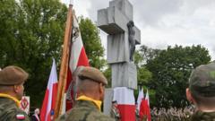 Source-feed image associated with Polish PM pledges memorial to victims of WW2 'genocide by Ukrainian nationalists'