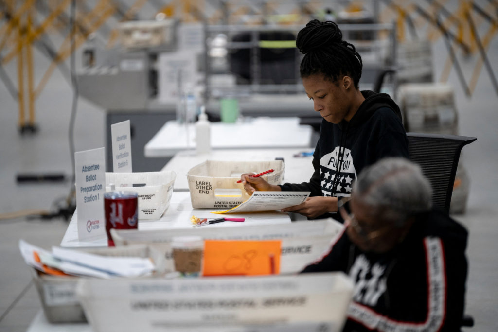 Source-feed image associated with The FBI is directing hundreds of analysts to its investigation of Georgia's 2020 presidential election