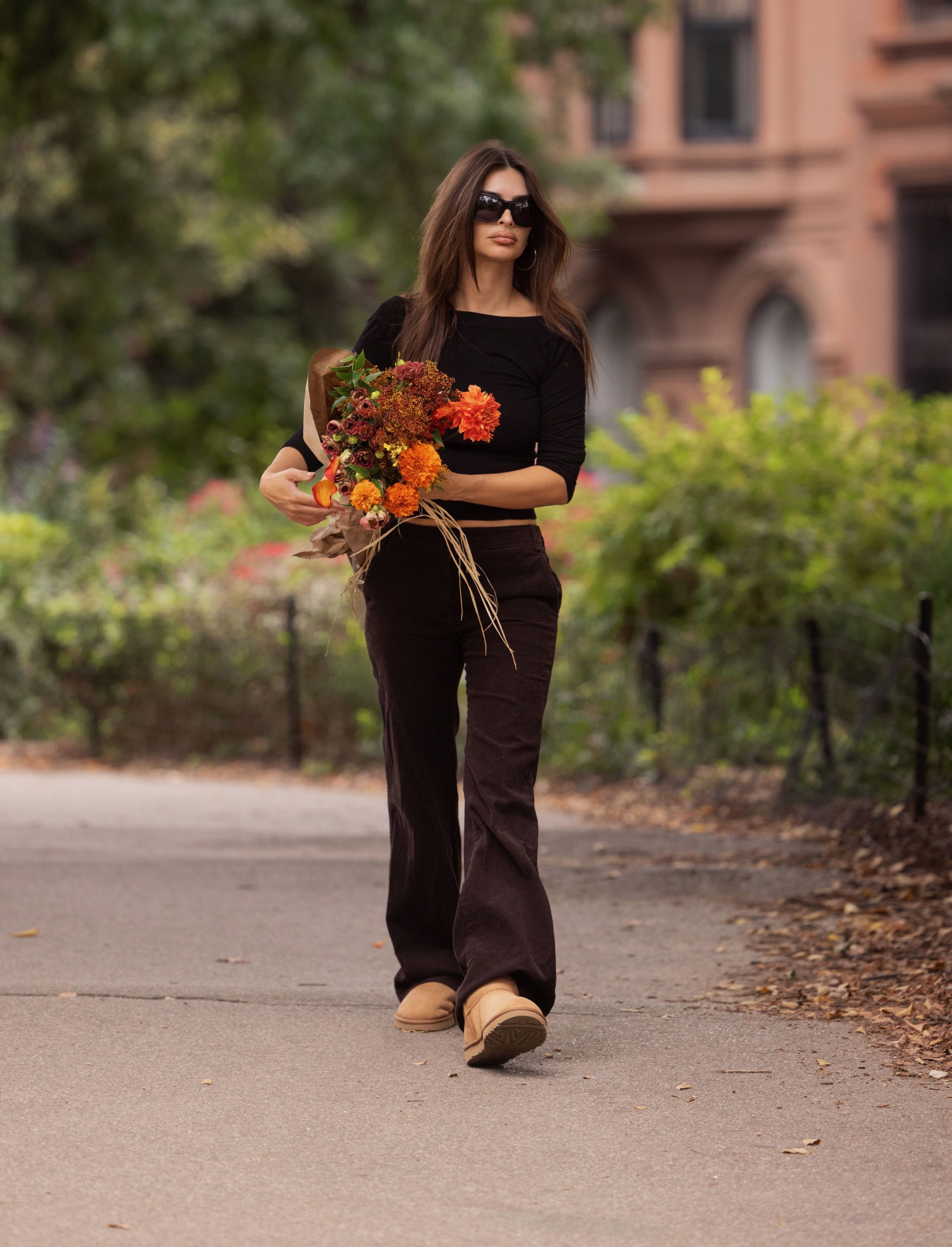 Image from linked report: In Corduroy and Uggs, Emily Ratajkowski Is On Our Fall Mood Board