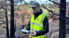 Image from linked report: How drones are hunting fires hidden beneath the Cairngorms