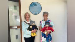 Source-feed image associated with Blue plaque unveiled at home of Paddington creator