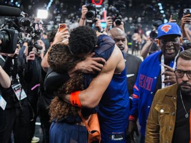 Source-feed image associated with Wemby misses at the end, Knicks beat Spurs 105-104 for 2-0 lead in NBA Finals