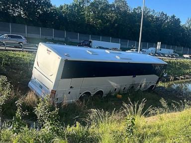 Source-feed image associated with 13-year-old, 7-year-old among 5 killed in massive crash on I-95
