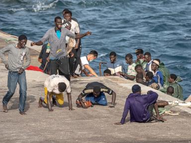 Source-feed image associated with Pope Leo's visiting Europe's migration hot spots
