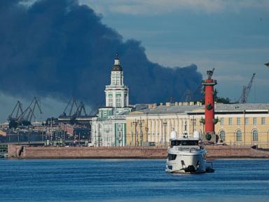 Source-feed image associated with Russians endured a summer of turmoil with gas crisis and swarms of drones as the war came home