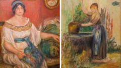 Source-feed image associated with Renoir paintings worth millions stolen in French museum heist