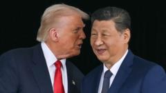 Image from linked report: Watch: Trump and Xi are meeting on US soil - what's at stake?