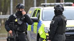 Image from linked report: UK-Iranian dual national arrested over RAF Fairford incident, police say