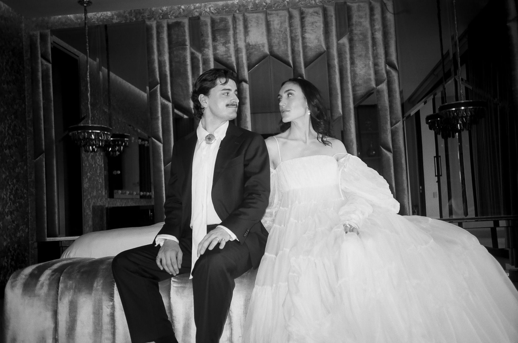 Source-feed image associated with The Bride Wore a Veil and Purse She Made With Thrifted Lockets for Her Colombia Wedding