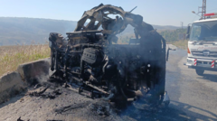 Source-feed image associated with Lebanese general among three soldiers killed in Israeli attack on car