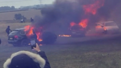 Source-feed image associated with Disorder at balloon release for man who died in A66 car crash 'put lives at risk', MP says