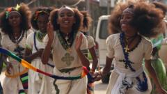 Source-feed image associated with Ethiopia's Virgin Mary festival in Tigray cancelled over drone strike fears