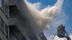 Source-feed image associated with Fire kills five at Antwerp apartment block