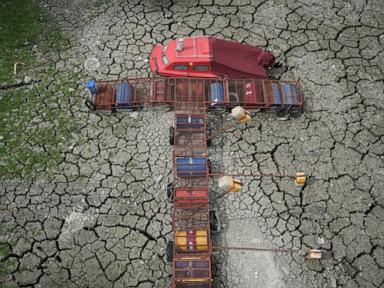 Source-feed image associated with Europe's summer drought threatens fish in rivers, lakes and farms