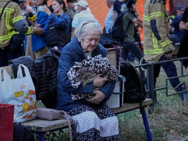 Source-feed image associated with Russian missile barrage across Ukraine's capital kills at least 12 and wounds 33