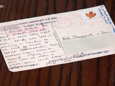 Source-feed image associated with WATCH: Long Beach man receives late postcard from his parents 26 years later