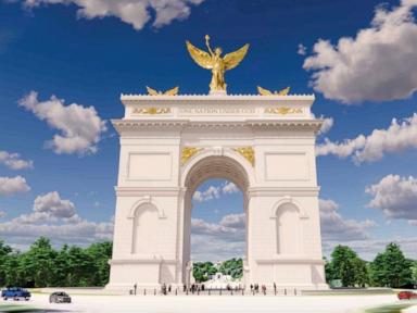 Source-feed image associated with Excavation work to build Trump's arch to begin over next 2 weeks: Interior secretary